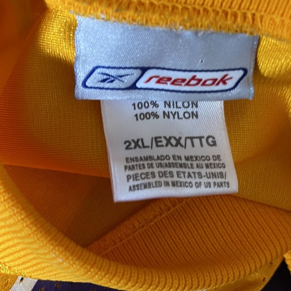 Minnesota Vikings Randy Moss 2XL Jersey NFL Reebok Retro Throwback - Picture 7 of 7